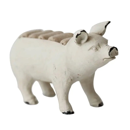 Resin Pig Jewelry Holder