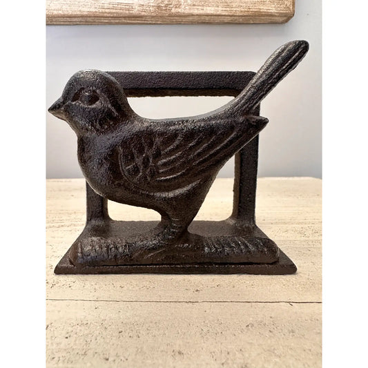 Cast Iron Napkin Holder- Bird