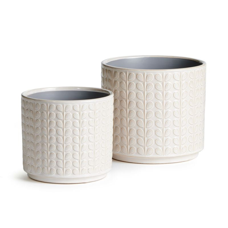 GABLE POTS, SET OF 2