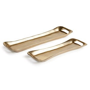 SECILIA DECORATIVE TRAYS, SET OF 2